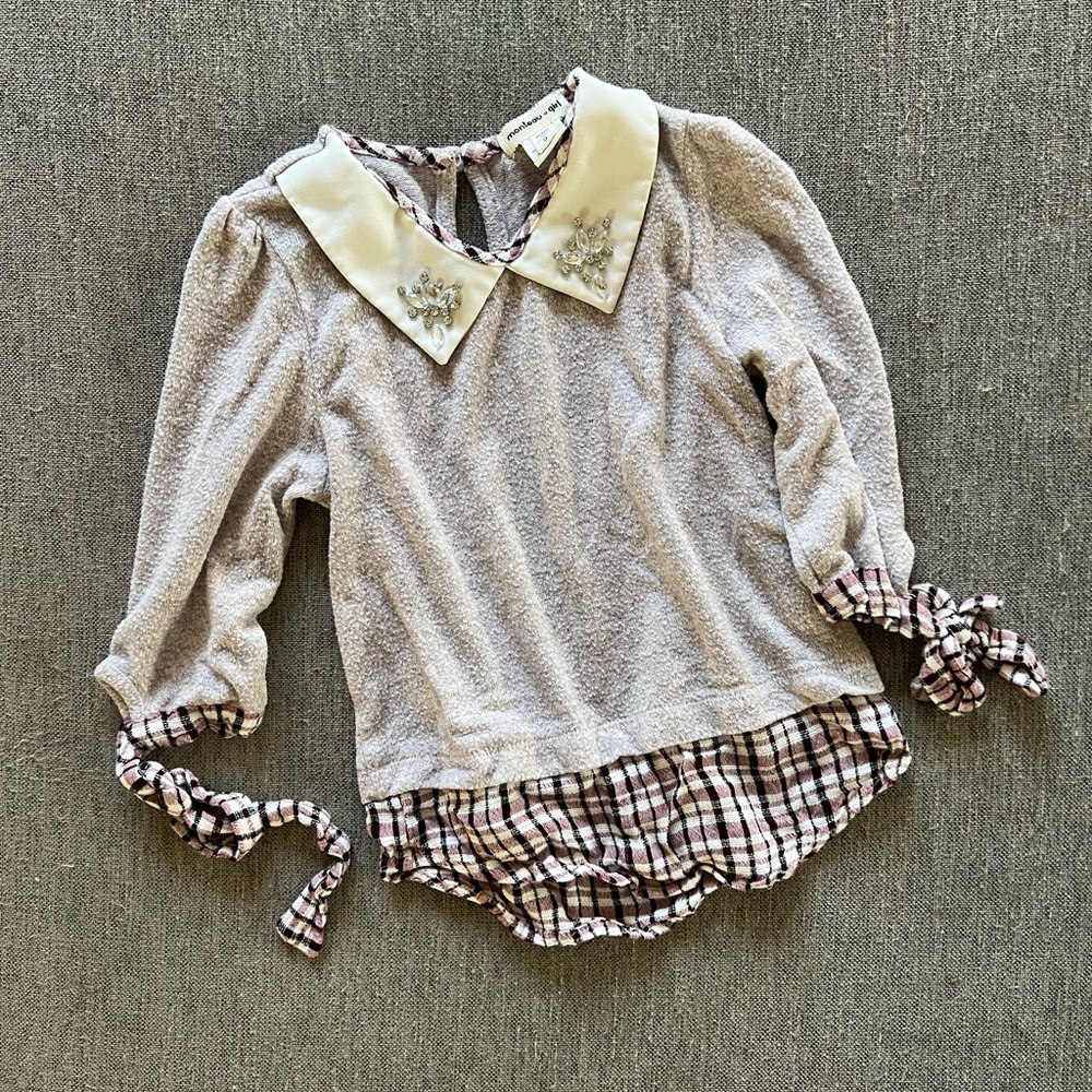 Adorable Monteau Girl long sleeve